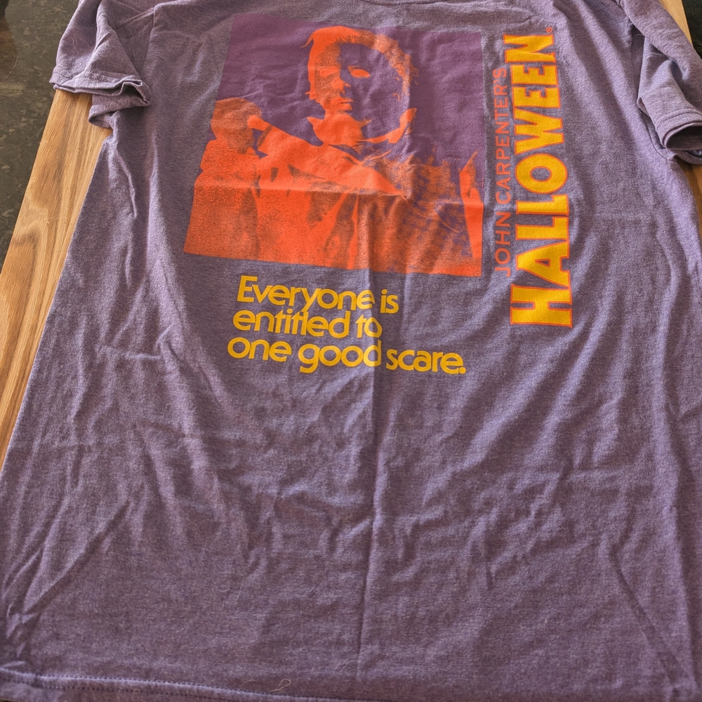 Purple Halloween Graphic T-Shirt